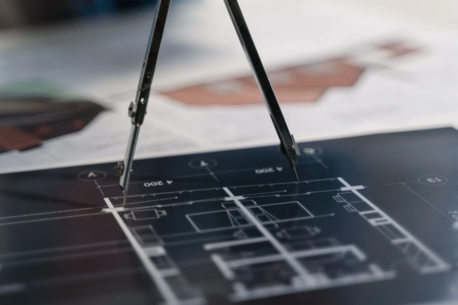 An engineering site drawing